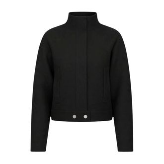 Guess Sweatshirt van wolmix - Dames - Jassen - Zwart - Maat: S Wol
