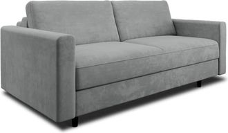 Sia Home Sof&aacute; cama express terciopelo beige topo 140 cm