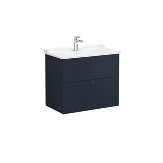 Vitra Mueble De Ba&ntilde;o Con Lavabo Root 80x67x46 Cm Azul Mate (rootc80bintc) - Vitra
