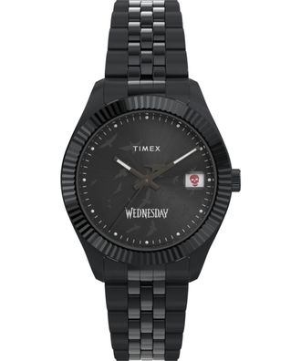Timex X Wednesday Legacy Dames Horloge Zwart TW2Y19600