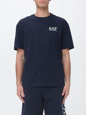 Emporio Armani T-shirt in cotone con logo EA7