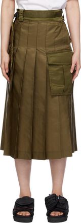 N°21 Women Mid Skirts H1015844 GREEN Mid-length skirt N°21 Green size 44 IT in Polyester - 7089398
