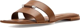 Vince Piper Slide Womens Sandals Saddle : 6.5 M, Leather