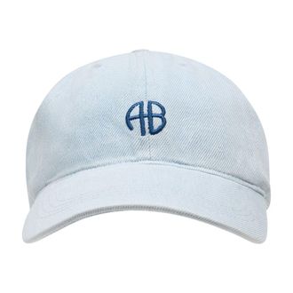 Anine Bing Womens A-12-11959-Whd64 Baseball Cap Blue Cotton