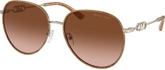 Michael Kors MK1128J EMPIRE 10143B Womens Sunglasses Tortoiseshell Size 58