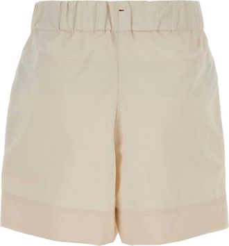 Moncler Womens Cream Polyester Shorts 050 Base Fabric