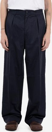 Fortela Pleated trousers blue