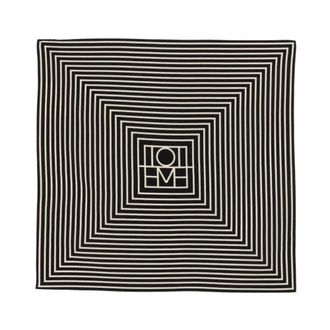 Toteme Signature Monogram Silk Scarf