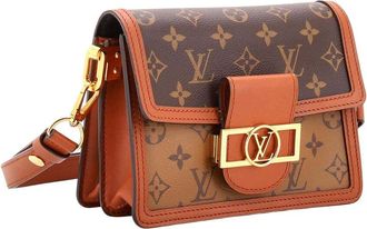 Louis Vuitton Brown Reverse Monogram Canvas Dauphine Mini (Authentic Pre- Loved)