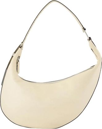 Marni Witte leren schoudertas - Crossbody - Dames - Schoudertassen - Wit - ONE Size - Leer - Tassen