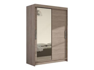 Mirjan24 Armario Closico 128, Trufa Roble, 200x120x58cm, Puertas De Armario: Correderas, N&uacute;mero De Estantes: 5