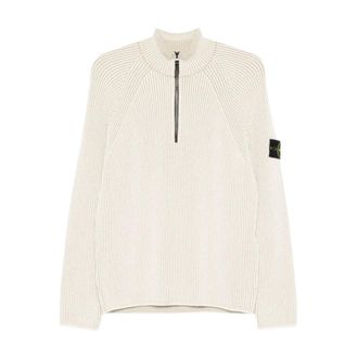 Stone Island Turtlenecks, male, Beige, Size: XL Turtleneck Sweater