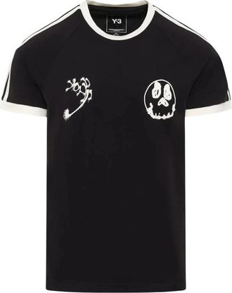 Yohji Yamamoto GFX SS Tee - Heren - T-shirts - Zwart - S - Tops