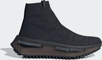 adidas Originals Unisex NMD_S1 Sock Shoes - Black Textile - Size UK 4