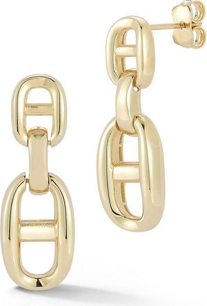 Ember Fine Jewelry 14K Gold Mariner Chain Drop Earrings at Nordstrom Rack