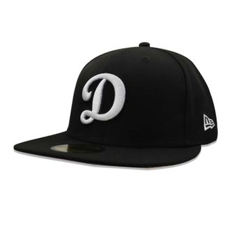 New Era 59Fifty Hat Los Angeles Dodgers LA D MLB Basic Black Cap 11591146 (8)