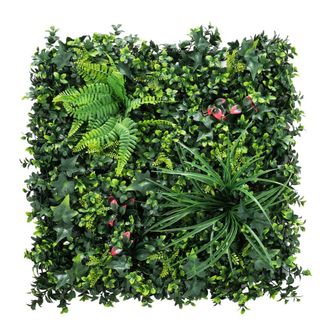 OUTSUNNY Seto artificial 50x50x8 cm verde