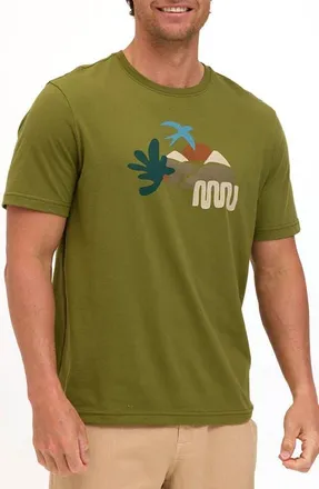 Threads 4 Thought Soaring Nature Graphic T-Shirt in Kelp at Nordstrom, Size Xx-Large