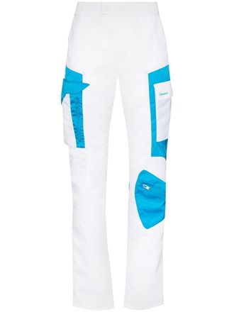 Misbhv Trainingsbroek met colourblocking - Wit