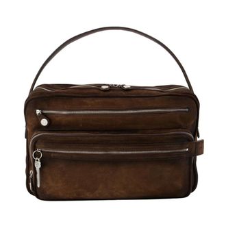 Acne Studios Camero Camera Schoudertas - unisex - Tassen - Bruin - Maat: ONE Size Leer