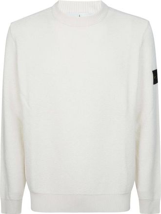 Stone Island Maglia RWS - Heren - Truien - Wit - Maat: L Wol