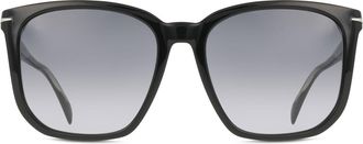 David Beckham DB 1071/F/S Asian Fit 807/9O Mens Sunglasses Black Size 57