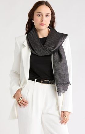 Nordstrom Rack Pleated Occasion Wrap in Black at Nordstrom Rack