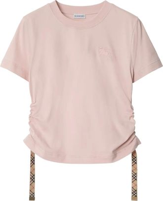 Burberry Festival T-shirt - women - Cotton - M - Pink