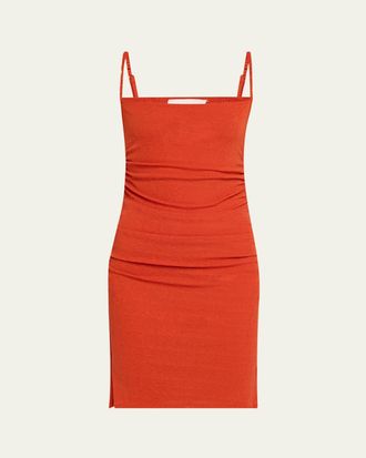Nanushka Adie Ruched Bodycon Dress