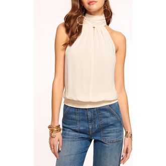 Ramy Brook Sunny Halter Top in Light Sandstone at Nordstrom Rack, Size Medium