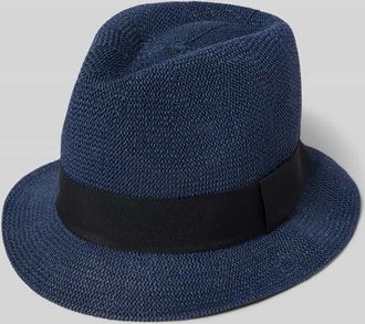 M&uuml;ller Headwear Hut mit Zierband Modell TRILBY in Marine, Gr&ouml;&szlig;e L