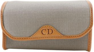 Dior Gray Pvc Pouch (Pre-Owned)