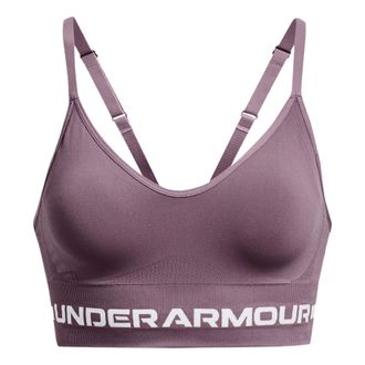 Under Armour (WMNS) Under Armour Seamless Low Long Bra Purple 1357719-500