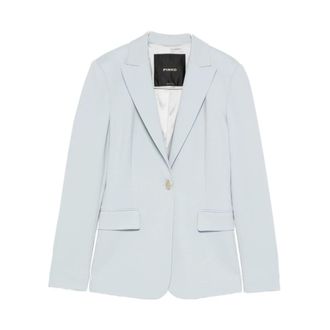 Pinko Blazers, female, Blue, Size: S Pinko Jackets Blue
