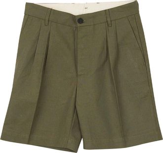 Fortela Cotton Bermuda Shorts in Green at Nordstrom, Size 30 Eu