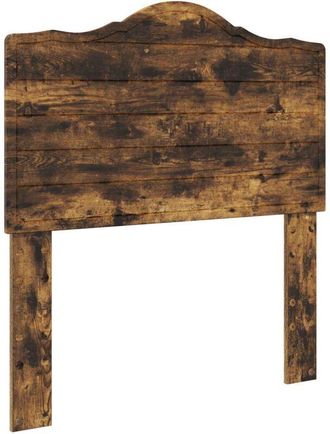 vidaXL Cabecero Roble Ahumado 80 Cm Madera Contrachapada Vidaxl