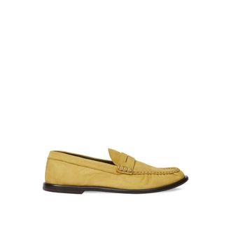 Paul Smith Loafers, male, Green, Size: 11 US Faron Nubuck Moccasin