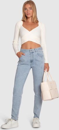 Belle & Bloom First Class Reversible Tie Top