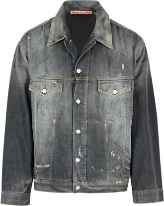 Acne Studios Grey Denim Jacket