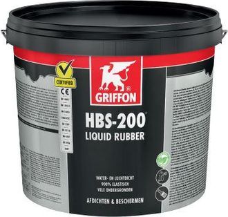 Griffon Griffon - Goma L&iacute;quida Hbs-200 Para Impermeabilizaci&oacute;n Cubo 16 L - 6309018