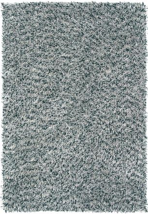 Brink & Campman Hochflor Designer Teppich Rocks Grau/Weiss - aus 100% reiner Schurwolle
