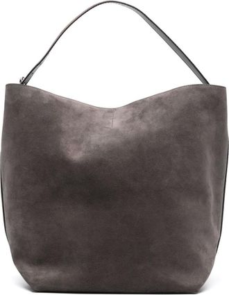 Toteme Belted Suede Leather Tote