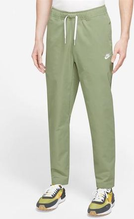 Nike Mens Woven Taper Leg Pants - Green/White Size XXL
