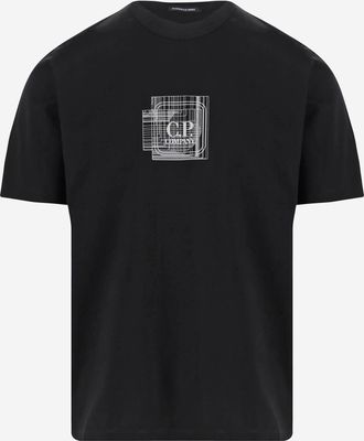 C.P. Company C. P. Company Cotton T-shirt With Logo Print