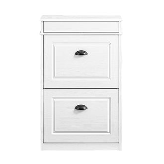 SoBuy Sobuy Mueble Zapatero Para Organizar Zapatos Con 2 Bisagras, Armario Zapatero Para Entrada, Mueble Zapatero Que Almacena 8 Pares Para Pasillo/entrada,