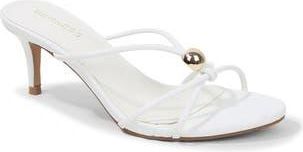 Berness Fifi Strappy Heeled Thong Sandal in White at Nordstrom Rack, Size 6.5