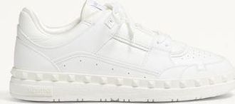 Valentino Garavani Freedots Low-Top Trainer In Calfskin Man WHITE 40.5