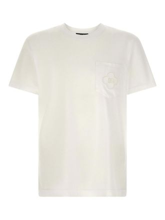 Dolce & Gabbana Openwork logo t-shirt