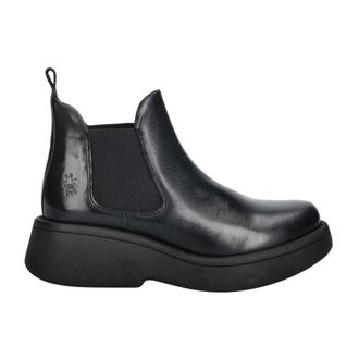 FLY London Schoenen, Dames, Zwart, 39 EU, Leer, Mulk 159Fly