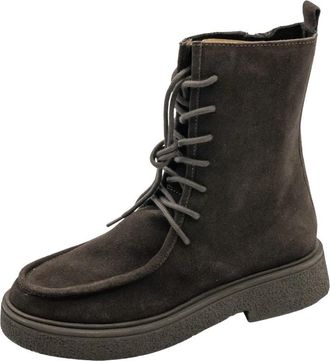 Gioseppo Militaire Su&egrave;de Leren Laarzen - Dames - Veterlaarzen - Bruin - 41 EU - Su&egrave;de - Schoenen